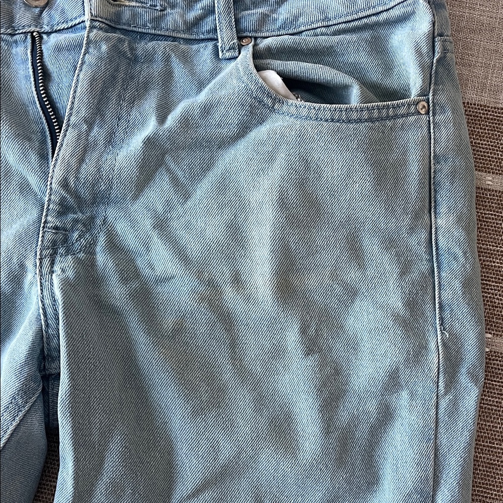 ASOS Classic Rigid Light Blue Jeans - Picture 3 of 5